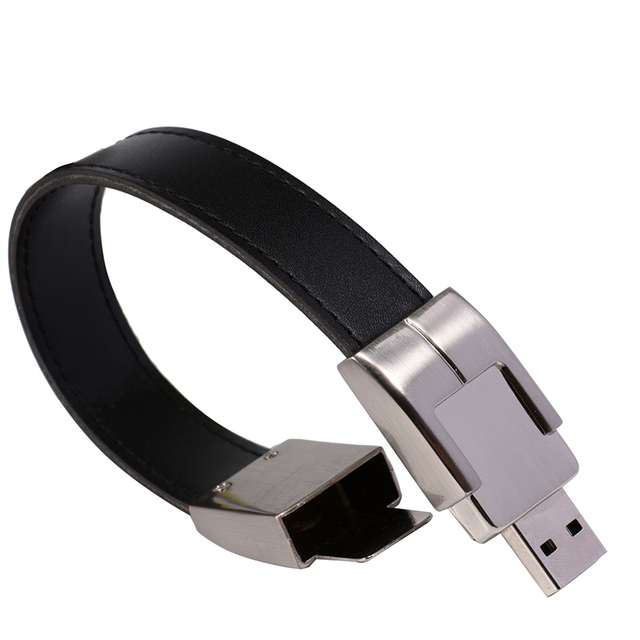 Free Personalized logo Pendrive Wrist Band 32gb 64gb Usb Flash Drive Usb 2.0 Stick 3.0 128gb Pendrive Pu Leather Usb Thumb Drive