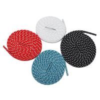 Coolstring Lacets plats réfléchissants personnalisables de 7 mm, lacets lumineux pour baskets, sweats à capuche et vestes, fabriqués en polyester durable