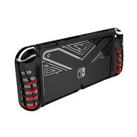 Coque antichoc intégrale pour console Nintendo Switch OLED, design séparé en TPU et PC, protection pour manette Switch OLED