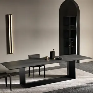 Высококачественная фабрика Foshan, современный прямоугольный итальянский мраморный обеденный стол, роскошная мебель для дома, каменный обеденный стол, 8 сидения
