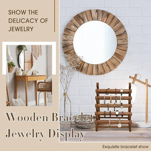 Maison <span class=keywords><strong>Detor</strong></span> rustique 5 niveaux porte-bracelet bracelets montres stockage organisateur en bois bijoux présentoir - Product Image 6