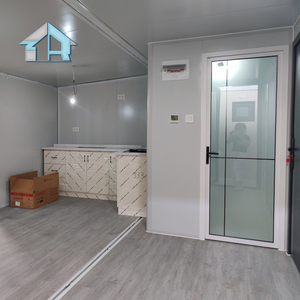 <span class=keywords><strong>Maison</strong></span> préfabriquée en acier durable et imperméable, et logements transportables de 20 pieds pour projets d'habitation - Product Image 6