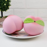 Jouet en peluche pêche à remontée lente, anti-stress, cadeau en peluche rembourré (Rose)
