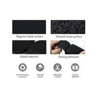 Sangle auto-adhésive en nylon écologique réutilisable double face avec fermeture auto-agrippante, résistante à la chaleur, pour chaussures, sacs, vêtements