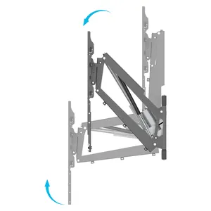أحدث جهاز تحكم عن بعد أعلى وأسفل بمحركات التلفزيون جدار جبل الكهربائية التلفزيون قوس ل 42-80 بوصة التلفزيون - Product Image 2