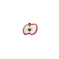 Mini-patchs brodés thermocollants mignons sur le thème de la pomme, appliques pomme, arbre, cœur, nœud, oiseau, chat pour vêtements, sacs, chapeaux, décoration DIY