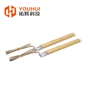 Lampe chauffante infrarouge Youhui à 90 degrés semi-plaquée or THG100730 230V pour accessoires de chauffage - Product Image 1