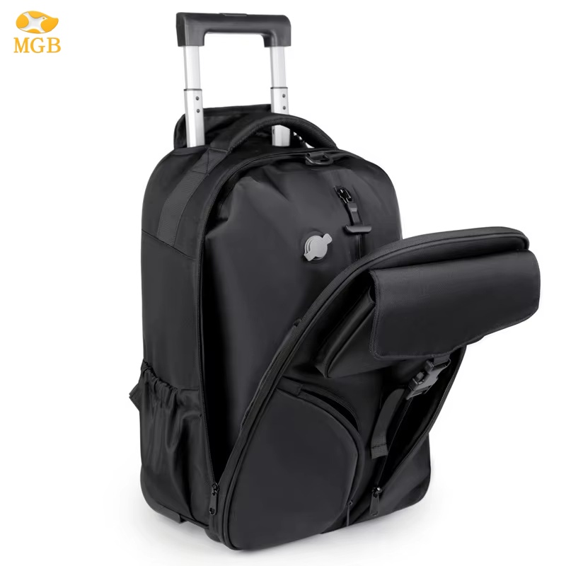 Роскошный деловой Противоугонный водонепроницаемый рюкзак LaptopTravel рюкзак для мужчин на открытом воздухе Вакуумный компрессионный рюкзак с колесом