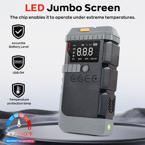 Jihong OEM/ODM 12V 1000A 비상 점프 스타터 2500mAh 무선 공기 압축기 3-in-1 자동차 및 트럭 용 - Product Image 6