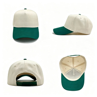 Gorras de Béisbol de Alta Calidad 100% Algodón con Bloques de Color, Visera Curva, Ajustables con Cierre a Presión, Unisex, para las Cuatro Estaciones, Viajes y Fiestas