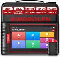 EE. UU. Almacén EN LA UE KINGBOLEN S6 OBD2 Todos los sistemas Escaner Automotriz Máquina de diagnóstico Escaneo de código Bluetooth Auto-VIN 28 + Resto