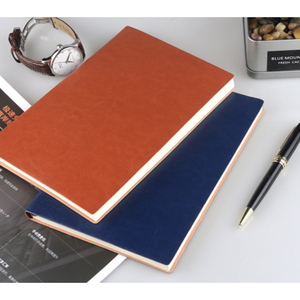 Leather Hardcover <strong>Writing</strong> <strong>Journal</strong> Lined A5 PU Colorful Travel Diary Stationery Business Gift Custom 50 Sheets - Product Image 5