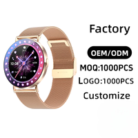Montre connectée pour femmes 2026, écran tendance 1,32 pouces, montres connectées personnalisées, directement de l'usine