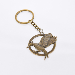 ZRM Llavero de Aleación de Zinc con Diseño de Chispa y Llama de Los Juegos del Hambre: Catching Fire, Collar de Dibujos Animados Vintage, Venta al por Mayor - Product Image 1