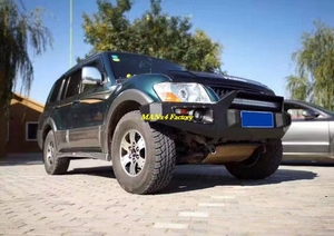 Paraurti Anteriore Bull Bar in Acciaio di Alta Qualità 4WD per Pajero <span class=keywords><strong>Montero</strong></span> V60 V70 V73 V77 - Product Image 2
