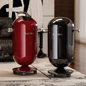 A&King Cylindrical Trash Can With Lid Large Capacity Indoor Use For Living Room And Kitchen - Product Image 2
