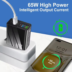 <span class=keywords><strong>Chargeur</strong></span> mural USB-C 65W à 5 ports <span class=keywords><strong>pour</strong></span> <span class=keywords><strong>iPhone</strong></span> 17 16 15 14 13 12 <span class=keywords><strong>11</strong></span> <span class=keywords><strong>Pro</strong></span> <span class=keywords><strong>Max</strong></span>, Xiaomi, Samsung – Compatible UE, États-Unis, Royaume-Uni - Product Image 6