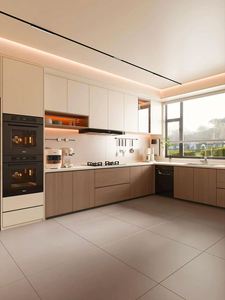 Offre spéciale Planche de bois brillante Dernière vente en gros de meubles armoires de cuisine - Product Image 3