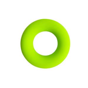 Ejercicio de entrenamiento de dedos Donut de <span class=keywords><strong>goma</strong></span> Fuerza de agarre portátil Anillo fortalecedor de silicona Agarre de mano - Product Image 5