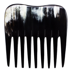 Vente en gros Peignes en corne de berline antistatiques personnalisables Wolman Peignes à cheveux polis en artisanat naturel de style animal - Product Image 1