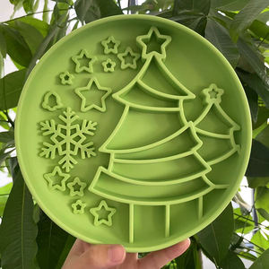 VaryWell beige couleur <span class=keywords><strong>boo</strong></span> mangeoire lente Merry Bright Snuffle Seeker arbre de Noël Design Ebowl Enrichissement Slow Feeder Bol Pour <span class=keywords><strong>Chien</strong></span> - Product Image 4