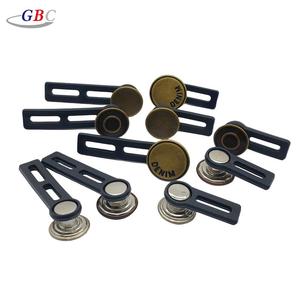 17MM métal réglable démontage rétractable jean taille bouton Style tige extenseur pour <span class=keywords><strong>pantalon</strong></span> ceinture - Product Image 1