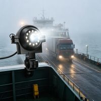 Caméra de recul infrarouge 720/1080P pour véhicule commercial, vision nocturne, angle mort, pour autocar, camionnette, DC 12V-24V, IP68, résistante aux intempéries