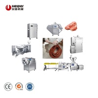 Équipement d'usine de transformation de viande : Remplisseuse automatique sous vide pour saucisses, bâtonnets de viande, salami et hot-dogs, moteur 3 tonnes/h 380V