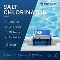 Chlorinateur au sel haute efficacité 35g/h, cellule en titane autonettoyante, installation facile, longue durée de vie, générateur de sel