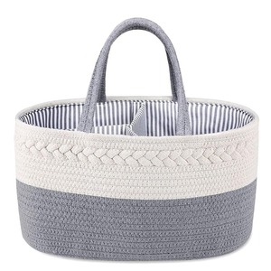 Bolsos de <span class=keywords><strong>Maternidad</strong></span> Multifuncionales Portátiles de Diseño Dividido <span class=keywords><strong>Cesta</strong></span> de Almacenamiento Materno-Infantil Impermeable para Biberones y Pañales Estilo Bohemio - Product Image 4