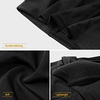 FIRST FIBER Cagoule de protection intégrale Ninja Masque tactique en maille pour vêtements de sécurité en plein air Noir