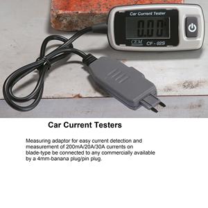 CEM ، 20A/جهاز اختبار تيار سيارة صغير النصل مع قابس/دبوس قابس موزة 4 مم. - Product Image 4