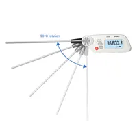 Thermomètre RTD de laboratoire de haute précision 0.1 ° C précision ABS matériel personnalisé OEM Support chimique Standard Rod DT-1616 CEM
