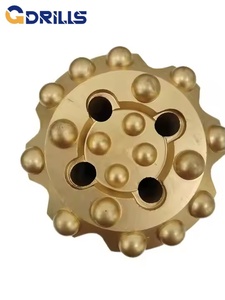 Punte da Trapano ST58 Gold Drills per Perforazione Roccia, Punte a Bottone Filettate per Cave, Utensile di Perforazione per Estrazione Mineraria e Minerazione del Carbone - Product Image 5