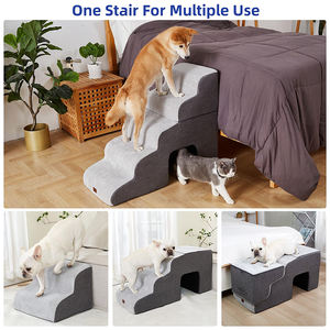 2024 nuevos productos escaleras para perros para meterse en la cama muebles para gatos escaleras plegables para perros escalones para perros - Product Image 5