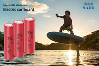 Cellules de batterie lithium-ion SAFD 18650 2450mAh 25A 10C à décharge rapide 9Wh 800 cycles de vie pour outils électriques
