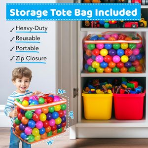 CZFIT Wholesale Custom Logo Plastic Ball Pit Balls, Ocean Balls for Brand Promotion and Corporate Marketing Activities - Product Image 3