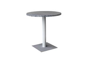 Custom Modern <b>Round</b> <b>White</b> Sintered Stone <b>Table</b> Top for Outdoor Restaurant <b>Dining</b> <b>Tables</b> - Product Image 4