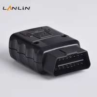 Coque de connecteur mâle OBD2 16 broches noire pour adaptateur de diagnostic Bluetooth ELM327