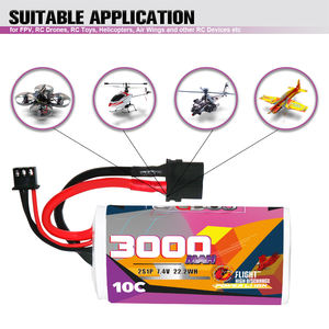 CODDAR 2S 3000mAh 7,4 V 10C XT60 Li-ion de iones de litio 21700 celda RC Paquete de batería para RC barco coches Drone Partsuadcopter - Product Image 4