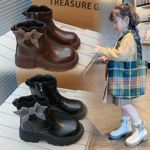 <span class=keywords><strong>Stivaletti</strong></span> da <span class=keywords><strong>Bambina</strong></span> con Fodera in Pile e Suola in <span class=keywords><strong>Gomma</strong></span>, Nuova Collezione Autunno/Inverno 2025, Stile Alla Moda e Versatile - Product Image 3