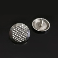 Clous tactiles durables en acier inoxydable de 35 mm avec ruban adhésif, clous pour aveugles
