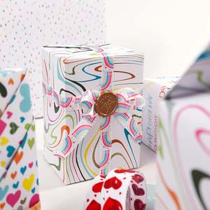 Wholesale 80g <b>Birthday</b> Polka Dots and Fluorescence Art <b>Paper</b> Tissue 43*300cm Gift Luxury Custom Packaging <b>Wrapping</b> <b>Paper</b> <b>Roll</b> - Product Image 3