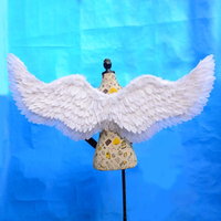 Blanc Plume ailes De Mariage fond adulte ange ailes