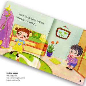 Libro de cuentos en <span class=keywords><strong>inglés</strong></span> para niños al por mayor, libro de imágenes para jardín de infancia, libro de aprendizaje de habilidades sociales para preescolar, libro para niños de jardín de infancia - Product Image 5