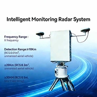 Radar de détection de drones MYT à faible fausse alarme, bande X, avec antenne MIMO, portée 10 km, nouvelle génération, faible altitude 100m-1000m