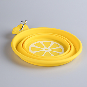 Tazón Portátil Plegable para Mascotas XS, Tazón de Silicona para Perros para Comida y Agua al Aire Libre - Product Image 1