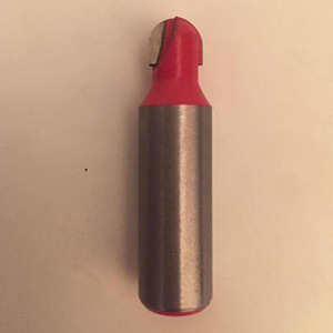 Round Bottom Milling Cutter 1/2 Shank 10mm Cutting Length 2 Flutes For <b>Engraving</b> <b>Machine</b> Woodworking - Product Image 1