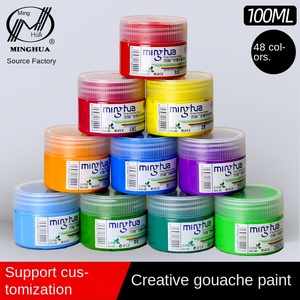 Juego de <span class=keywords><strong>pintura</strong></span> de grafiti para principiantes de Minghua para estudiantes, práctica de acuarela, entrenamiento sobre lienzo, pinturas acrílicas para niños - Product Image 2