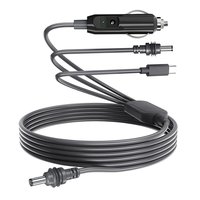 Cable de Carga para Auto Starlink Mini Gen3 3 en 1, Color Gris, de Fábrica D-sunty, USB-C a DC, Resistente al Agua, Longitud Personalizable Disponible